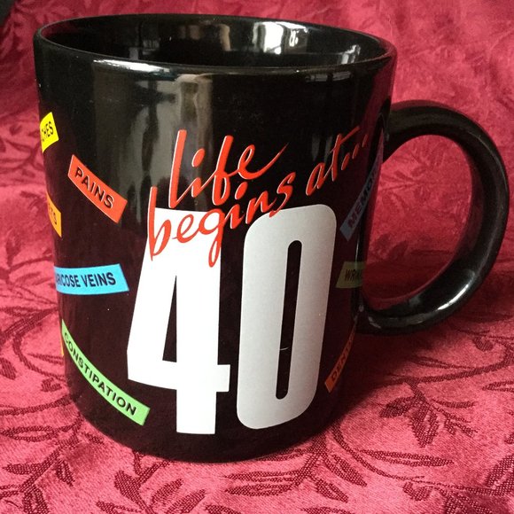 Russ Other - Russ Mug Life Begins At 40 EUC